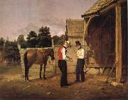 William Sidney Mount Der Pferdehandel USA oil painting artist